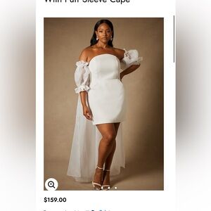 Elegant White Off-Shoulder Dress